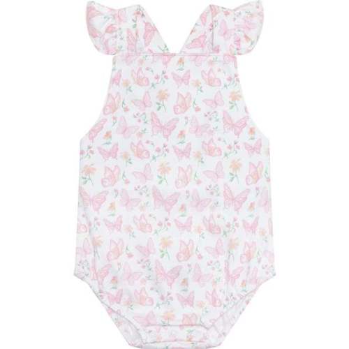 Butterflies Print Ruffle Bubble