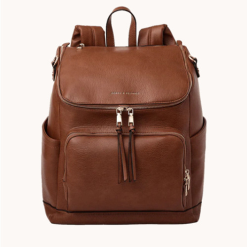 Lullaby Diaper Backpack Chestnut | Poppy and Peonies – www.poppyandpeonies-us.com