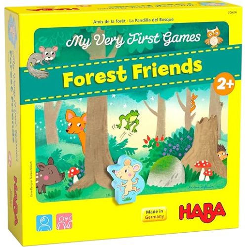 HABA My Very First Games: Forest Friends – 3D Matching & Memory Kids Games for Toddlers, Ages 2+, Toddler Learning Toys, Made in Germany