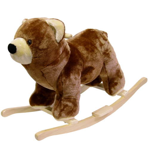 Bear Plush Rocking Animal Toy Ride On by Happy Trails
