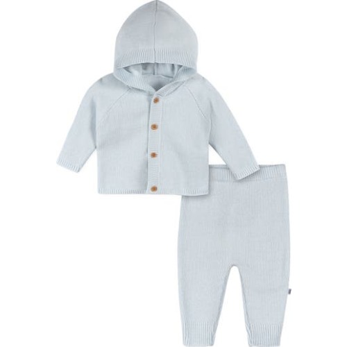 Blue Sweater Knit 2-Piece Set, 0-3M