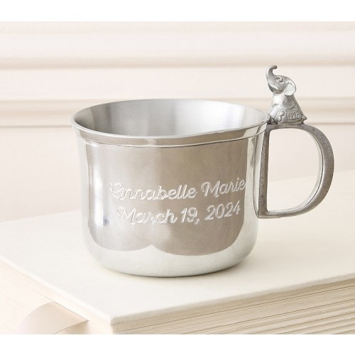 Pewter Elephant Cup