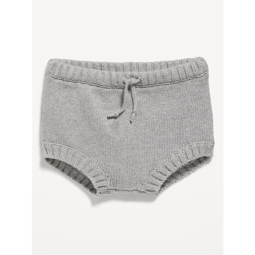 Sweater-Knit Organic-Cotton Bloomer Shorts for Baby