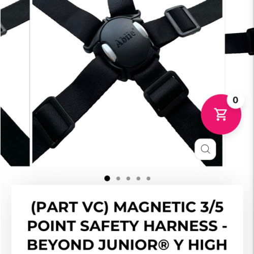 Magnetic 3/5 Point Safety Harness - Beyond Junior® Y High Chair