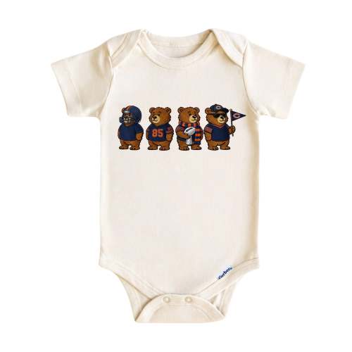 Chicago Football Bear Baby Onesie – Twinkle Twinkle Little One