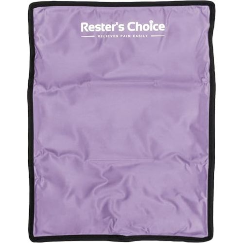 Ice Pack for Injuries Reusable, Soft Gel Flexible - (Large: 11"x14.5") for Hip, Shoulder, Knee, Back - Comfy Cold Pack Compress for Swelling, Bruises, Surgery (Lavender, 1 Pack)