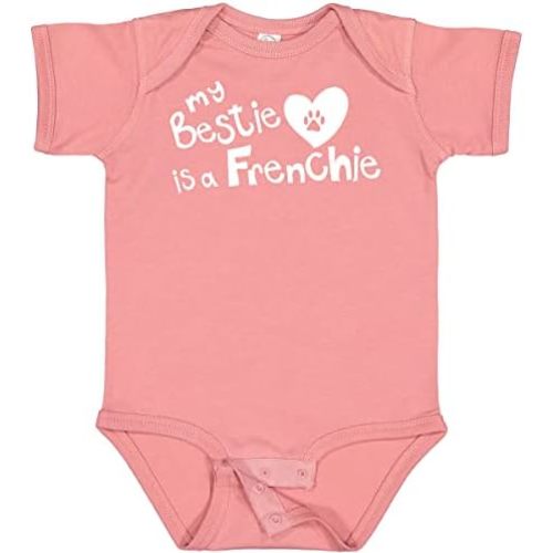 inktastic Bestie Frenchie Baby Bodysuit