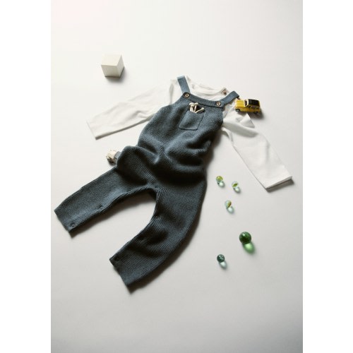 Cotton-knit jumpsuit - Newborn | MANGO OUTLET USA