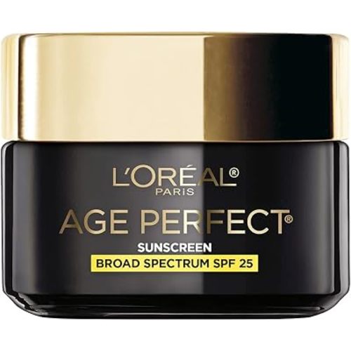 L'Oreal Paris Age Perfect Cell Renewal Anti-Aging Day Moisturizer with SPF 25, Vitamin E & Antioxidants to Smooth Wrinkles & Firm Skin, 1.7 oz