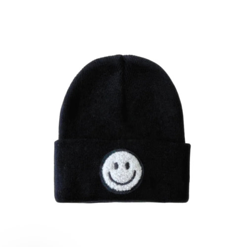 Smiley Beanie | Black