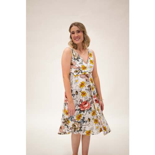 Juliet Labor & Postpartum Gown in Vintage Floral