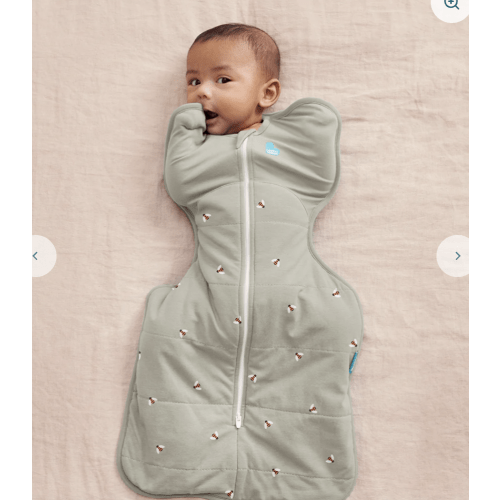 Swaddle Up™ 2.5 TOG Cotton Olive Bees