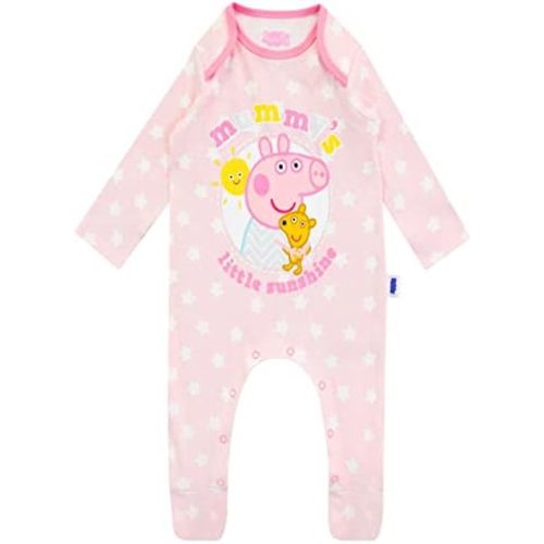 Peppa Pig Baby Girls Footies