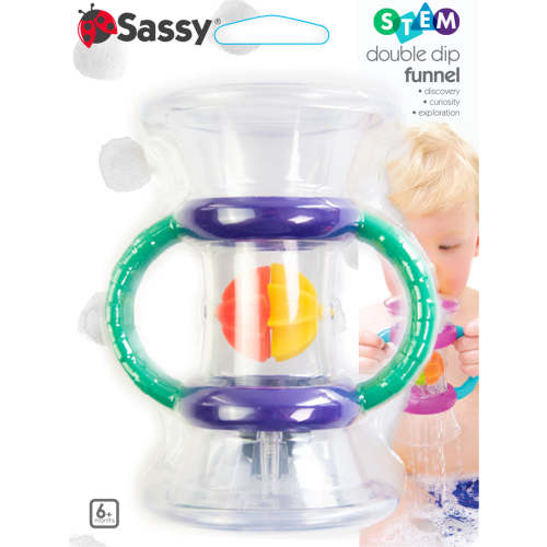 Double Dip Funnel Bath Toy