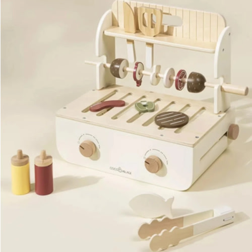 ColoredOrganics Wooden Barbecue Play Set
