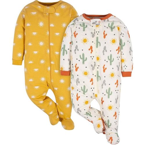 Gerber Unisex Baby 2-pack 'N Play And Toddler Sleepers, Southwest, 0-3 Months US