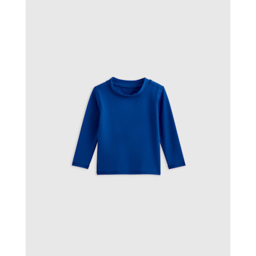 Long Sleeve Rash Guard - Baby in Deep Blue
