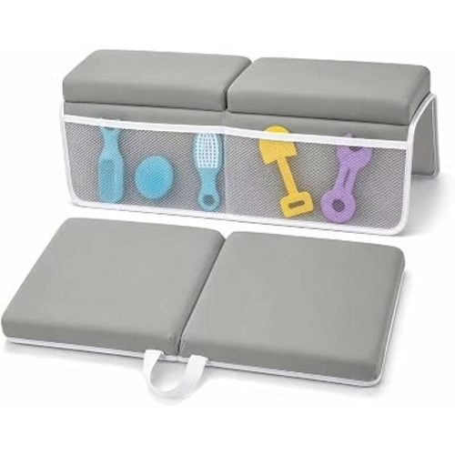 Bath Kneeler and Elbow Rest Set, for Baby Bathing, 1.5" Thick