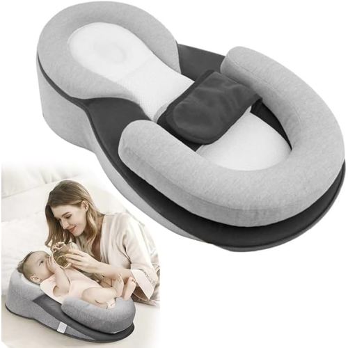 Bassinet Baby Snuggle Bed Adjustable Baby Wedge Lounger Perfect for Reducing Spit-Up Baby Anti Overflow and Choking Milk