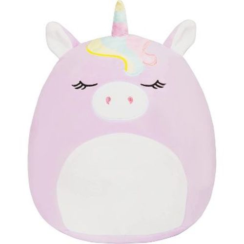 Squishmallow Large 16" Silvia The Purple Unicorn - Official Jazwares Plush - Soft and Squishy Unicorn Stuffed Animal Toy - Gift for Kids, Girls & Boys