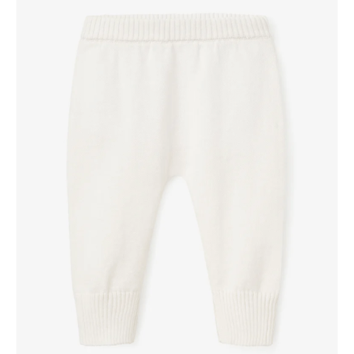 Whisper White Fine Knit Baby Pant – Elegant Baby