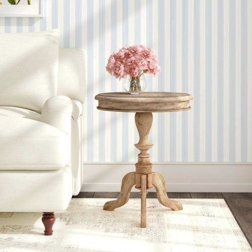 Ophelia & Co. Hannelore Solid Wood Pedestal End Table & Reviews | Wayfair