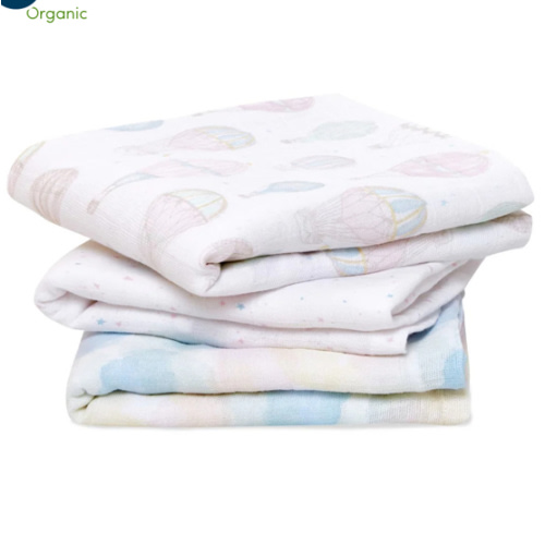 Above The Clouds Organic Cotton Squares 3pk | aden + anais
