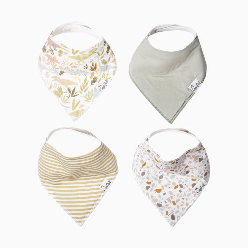Printed Bandana Bib Set (4-Pack) - Rex