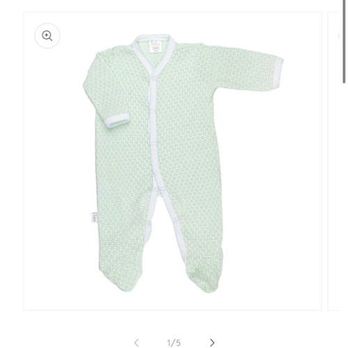 Paty Knit Solid Color Footie