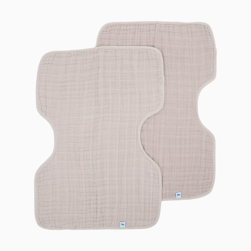 Cotton Muslin Burp Cloth (2 Pack) - Porpoise