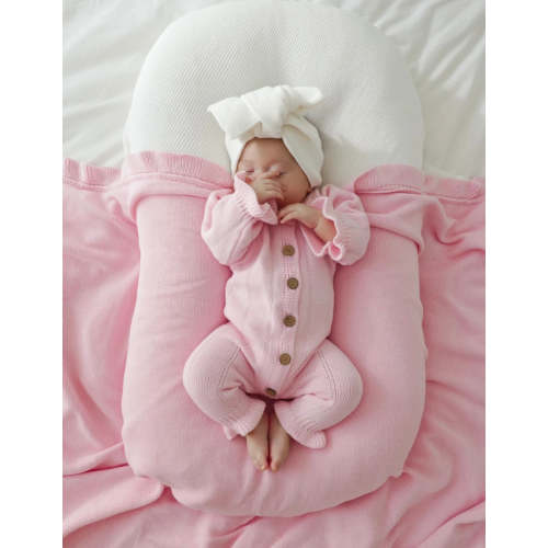 Feggari Ruffle Onesie in Petal Pink – Sweet June