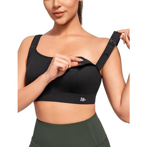Yvette Nursing Sports Bras for Breastfeeding Supportive Wireless Padded Maternity Bralette for Pregnancy