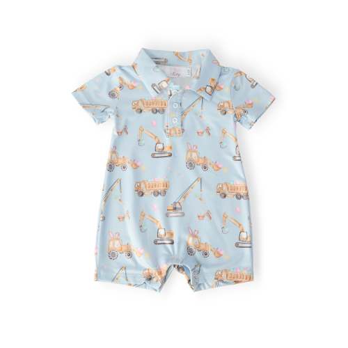 Bunny Builders Polo Shorty One-Piece
