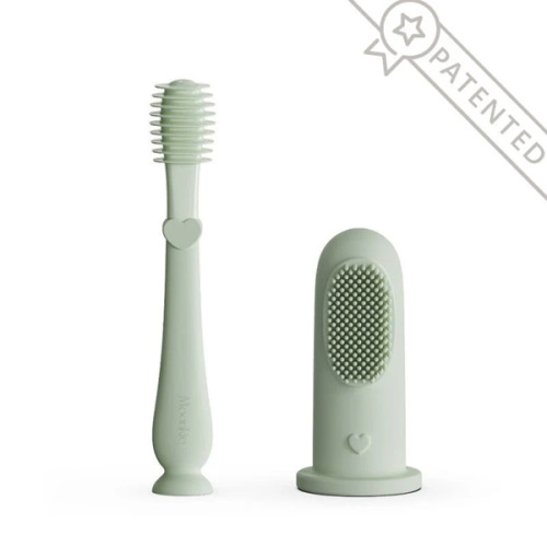 Moonkie Silicone Finger Toothbrush Set