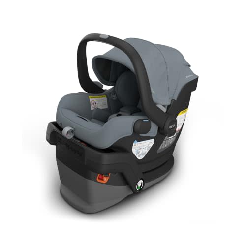 UPPAbaby Mesa V3 Infant Car Seat with Base, Insert & SmartSecure - Callum | Suitable for infants from 4-30 lbs, No-rethread harness, Base included, 25 Headrest positions