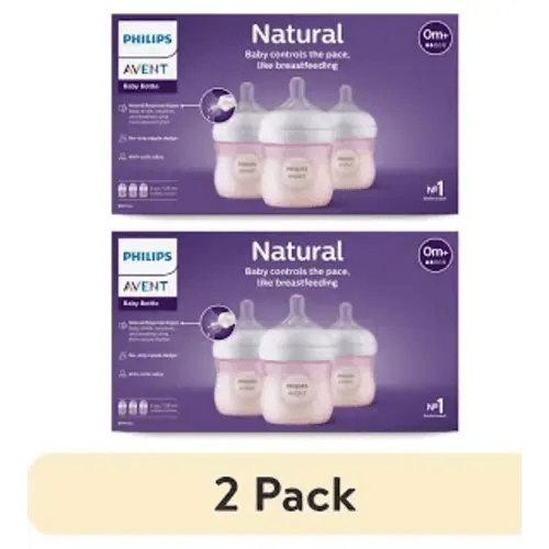 Philips Avent Natural Baby Bottles with Response Nipples - Pink - Google Search