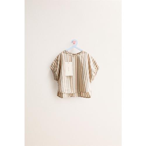 ZARA TIMELESS - STRIPED BLOUSE - taupe brown | ZARA United States