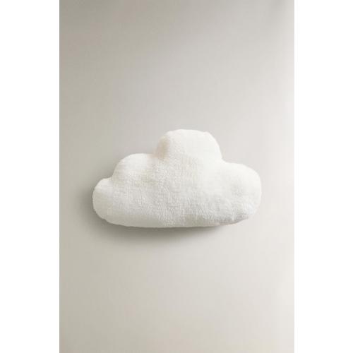 CHILDREN’S FAUX FUR MUSLIN CLOUD THROW PILLOW