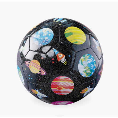 Size 3 Glitter Soccer Ball - Space Explorer