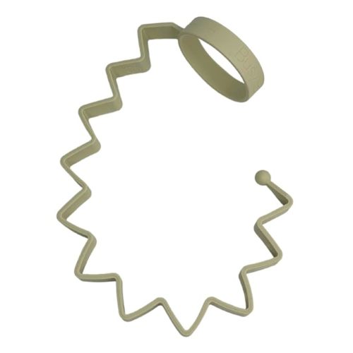 Busy Baby Bottle Bungee - Sippy Cup Strap - Keeps Bottles and Sippy Cups Off The Floor - Food Grade Silicone - Dishwasher Safe (Tan)