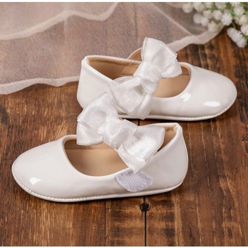 HsdsBebe Infant Baby Girls Mary Jane Flats Bow Non-Slip Soft Sole