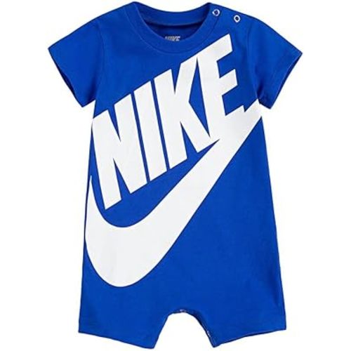 Nike Baby Boy Infant Shortall (Game Royal(5ND369-U89)/White, 6 Months)