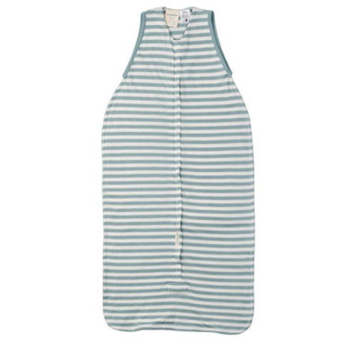 Woolbabe 3 Seasons Front Zip Merino/Organic Cotton Sleeping Bag - Tide | Merino / Organic Cotton Baby & Toddler Sleepwear | Woolbabe