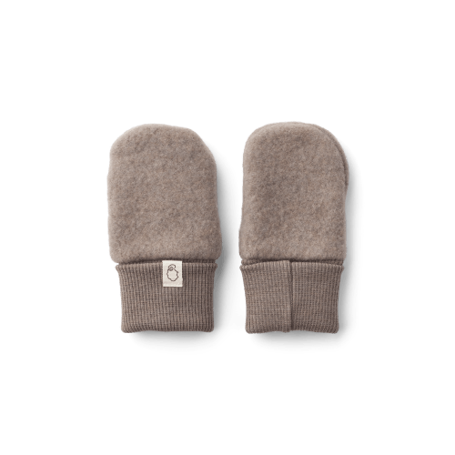 Baby merino wool fleece mittens in Nordic soil - $21.99 - Dilling