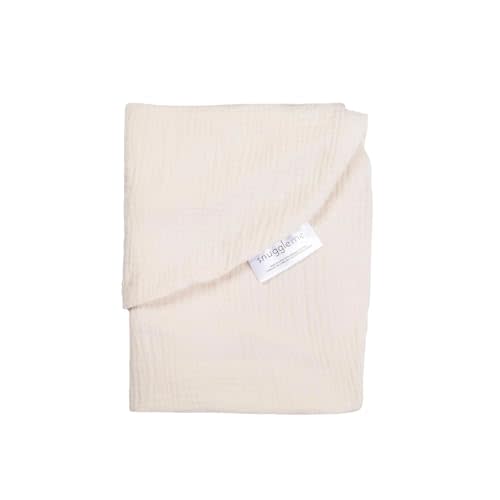 snuggle me Baby Lounger Muslin Curve Cover - Organic Cotton Fabric - Natural