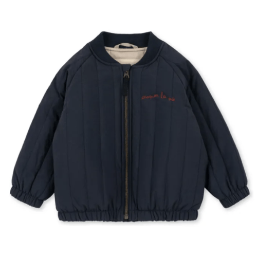 Konges Sløjd - Juno Tiger Bomber Jacket - Dark Blue | Smallable