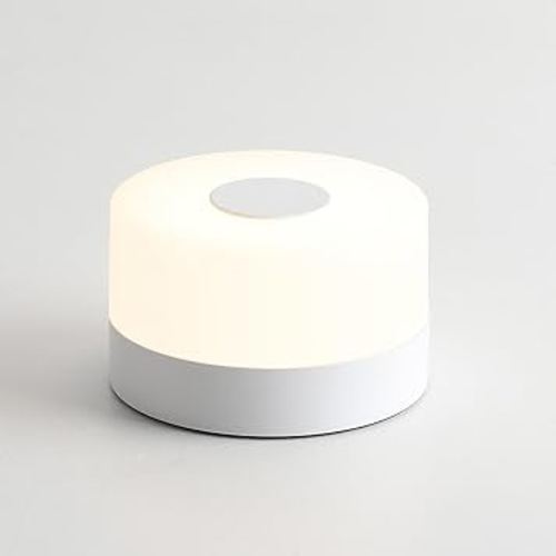 JUSHENG Baby Night Lights for Nursery, 3 Color Temperature Selectable & Dimmable, Rechargeable LED Bedside Lamps Touch Light for Nightstand, Breastfeeding, Nighttime Diaper Changes, White