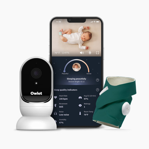 Owlet Dream Duo with 2nd Generation Cam - Deep Sea Green
