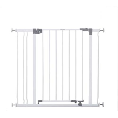Dreambaby Liberty Walk Thru Baby Safety Gate Set - with 3.5inch Extension Panel - Fits 29.5-36.5inch Openings - Pressure Mounted Security Gates - White