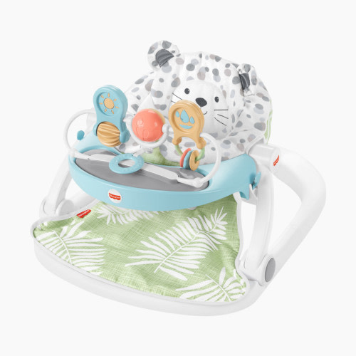 Fisher-Price Sit-Me-Up Floor Seat with Tray - Leopard